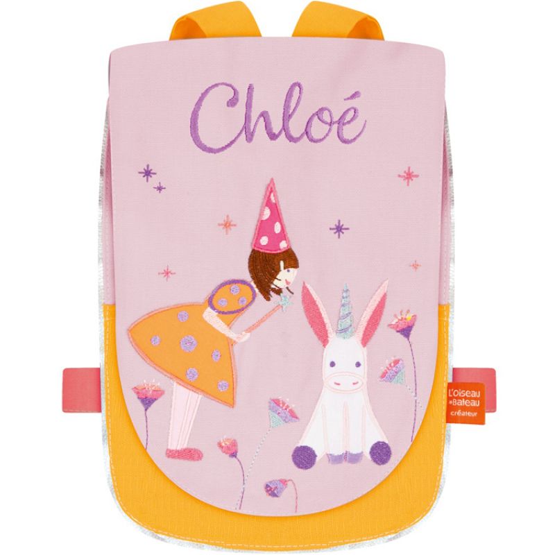 Sac à dos bébé Fée et licorne (personnalisable) L'oiseau bateau