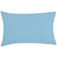 Taie d'oreiller en coton bio bleu ciel (40 x 60 cm)  par P'tit Basile