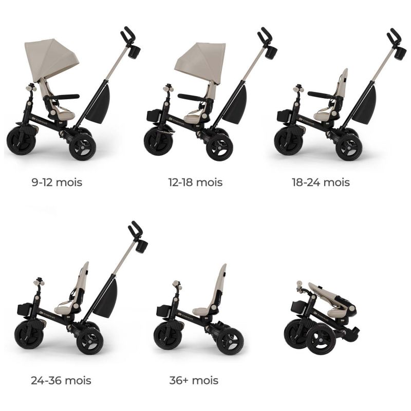 Tricycle évolutif Aveo 2 Plus Beige Kinderkraft Produit 7