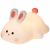 Variation Blanc du produit Veilleuse tactile en silicone lapin (14 cm) de la marque Amadeus Les Petits