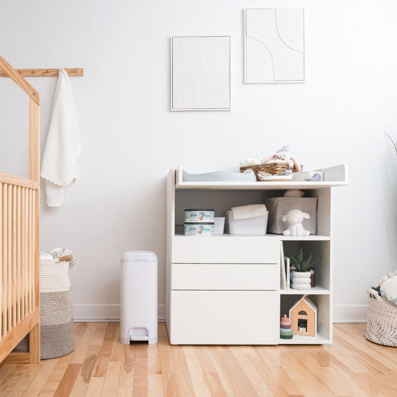 Poubelle à couches Select Blanche avec recharge - Reconditionné Diaper Genie Produit 8