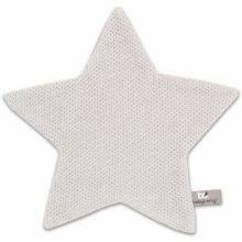 Doudou plat étoile Classic gris argent (30 x 30 cm)  par Baby's Only
