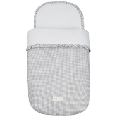 Nid d'ange mi-saison Little Bloom Vichy Gris (TOG 2,5) Pasito a pasito