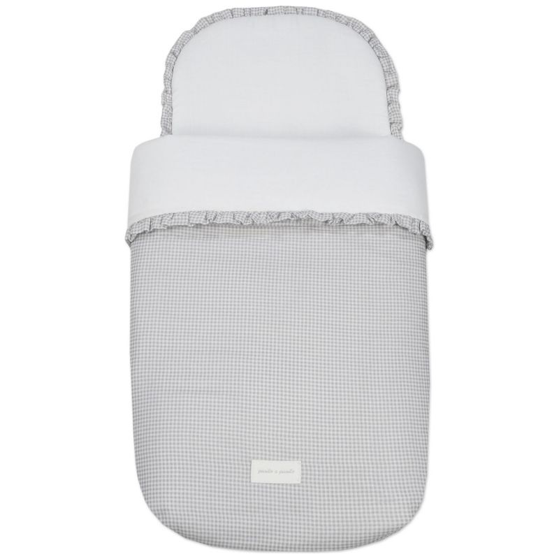 Nid d'ange mi-saison Little Bloom Vichy Gris (TOG 2,5) Pasito a pasito Produit 1