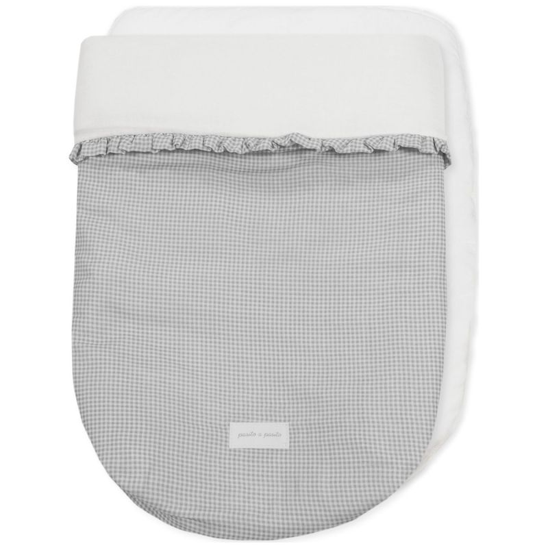 Nid d'ange mi-saison Little Bloom Vichy Gris (TOG 2,5) Pasito a pasito Produit 4