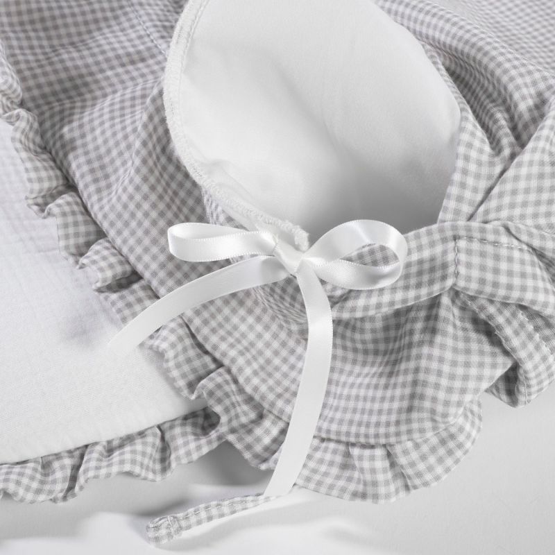 Nid d'ange mi-saison Little Bloom Vichy Gris (TOG 2,5) Pasito a pasito Produit 5