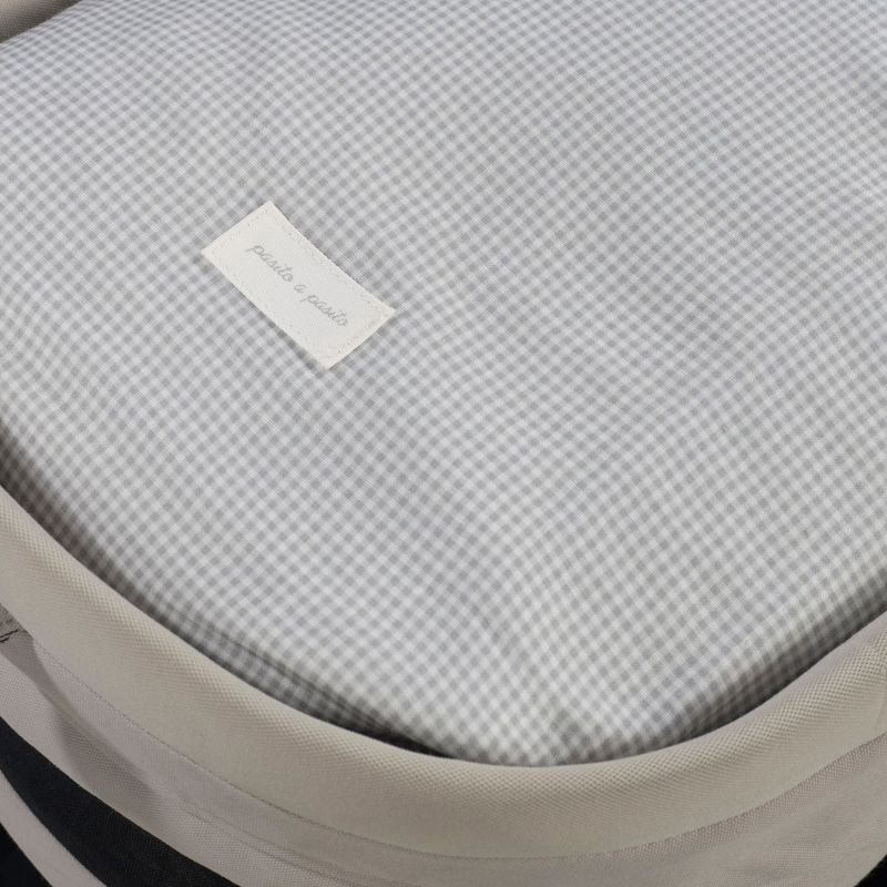 Nid d'ange mi-saison Little Bloom Vichy Gris (TOG 2,5) Pasito a pasito Produit 7