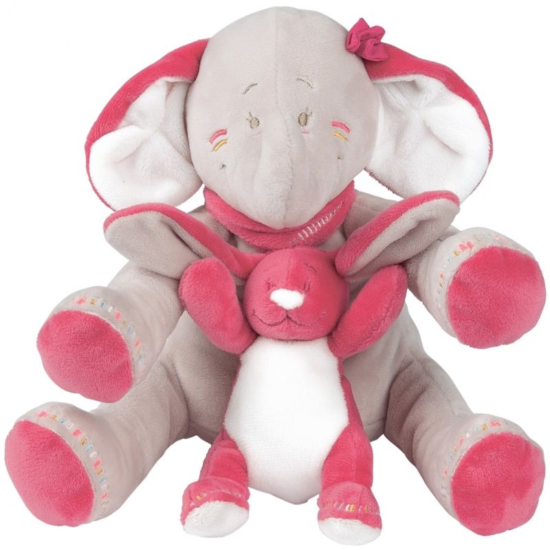 Peluche musicale à suspendre Anna et Pili (20 cm) Noukie's