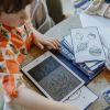 Tablette à dessin KIDYDRAW-MINI Galaxie bleue (3 ans et+) KIDYWOLF Ambiance 5