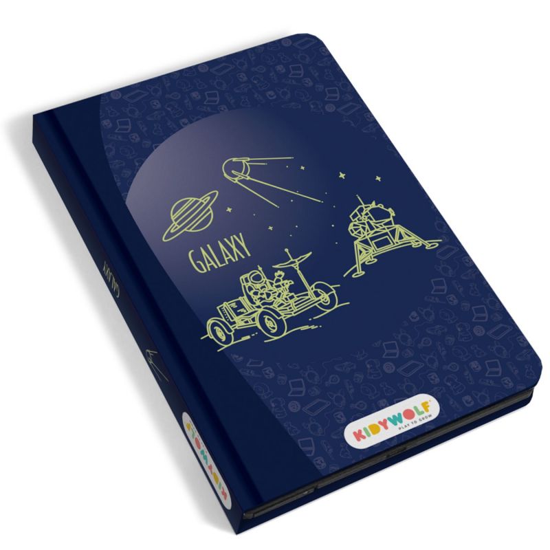 Tablette à dessin KIDYDRAW-MINI Galaxie bleue KIDYWOLF Produit 1