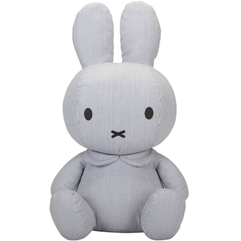 Peluche géante Miffy Beach marinière grise (60 cm) Pioupiou et Merveilles