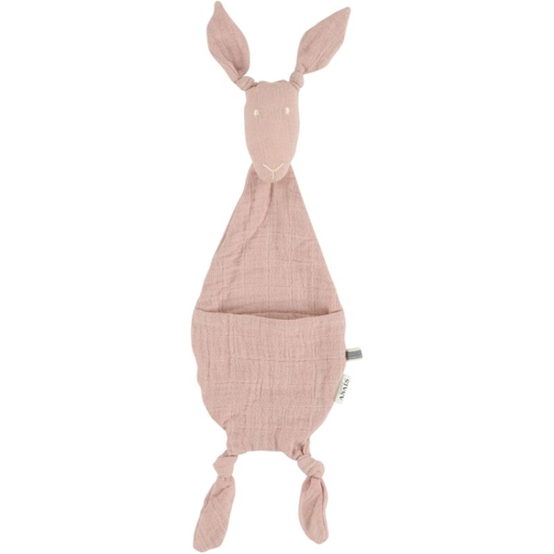 Doudou plat Kangourou Bliss rose Trixie