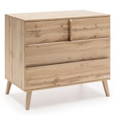 Commode 3 tiroirs Martha finition chêne - Micuna