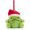 Ricky la grenouille de Noël à suspendre (8 cm) Jellycat Produit 2