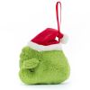 Ricky la grenouille de Noël à suspendre (8 cm) Jellycat Produit 3