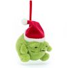 Ricky la grenouille de Noël à suspendre (8 cm) Jellycat Produit 5