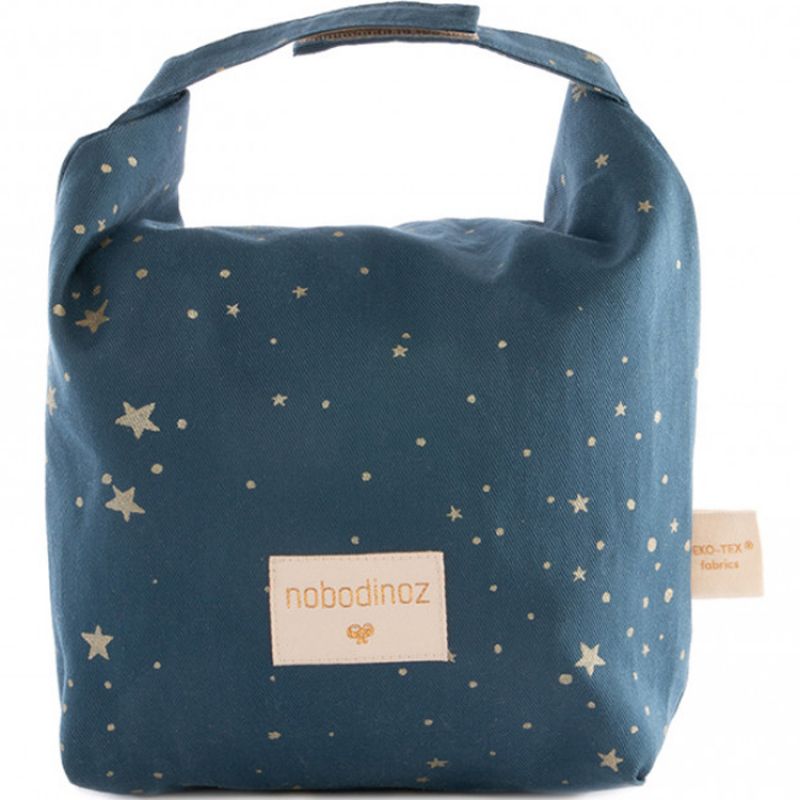 Pochette imperméable Too cool Gold Stella bleu Nobodinoz