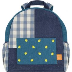 Sac à dos Citron Bleu Nuit - L'oiseau bateau