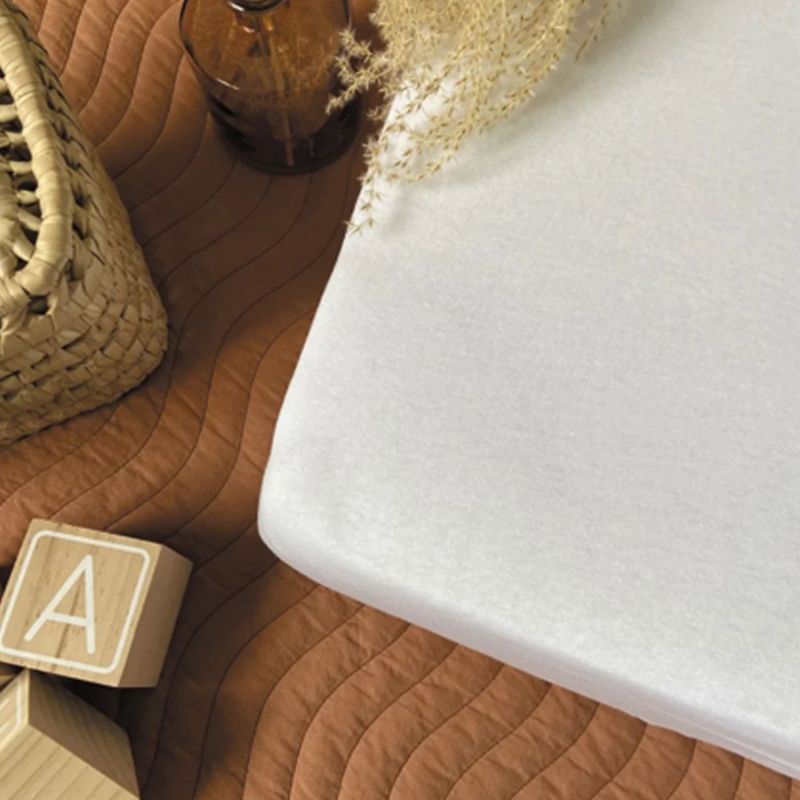 Protège matelas alèse éponge blanc (60 x 120 cm) Candide Ambiance 2