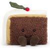 Peluche Amuseable Slice of Christmas Cake (12 cm)  par Jellycat