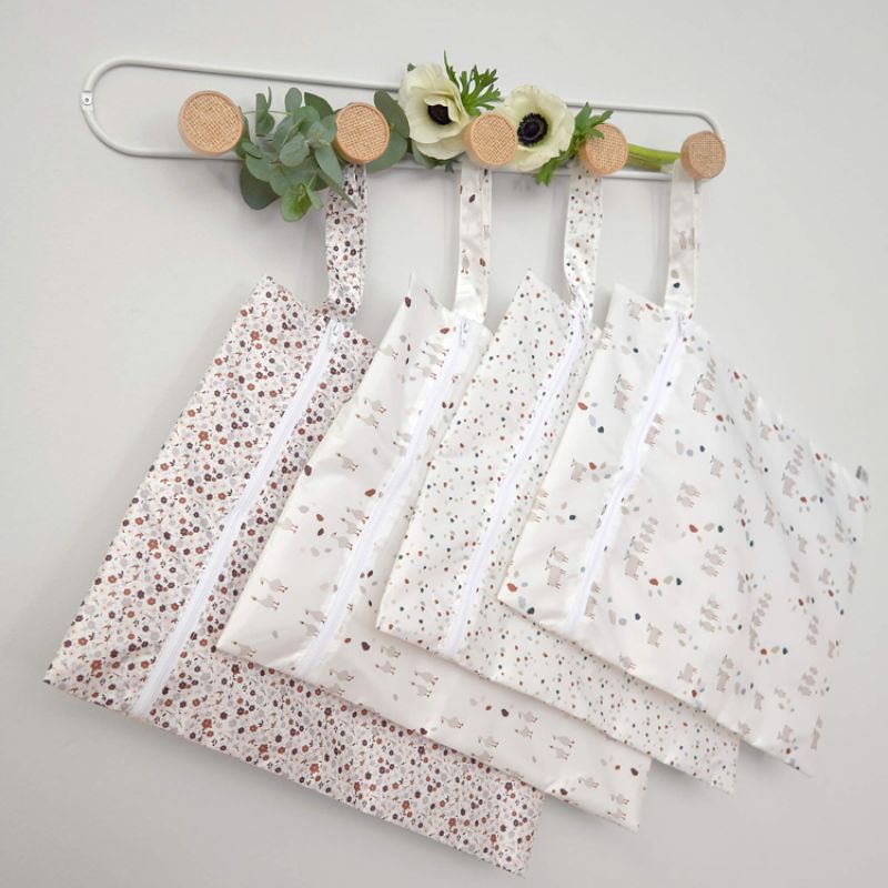 Lot de 2 sacs étanches pour vêtements mouillés Tiny Farmer pois et mouton Lässig Ambiance 7