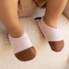 Chaussons Les Petits Velours Rose Pâle (pointures 24-26) Les Pas Petits Ambiance 2