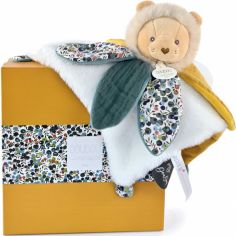 Doudou plat pétale Lion Boh'aime (27 cm) - Doudou et Compagnie