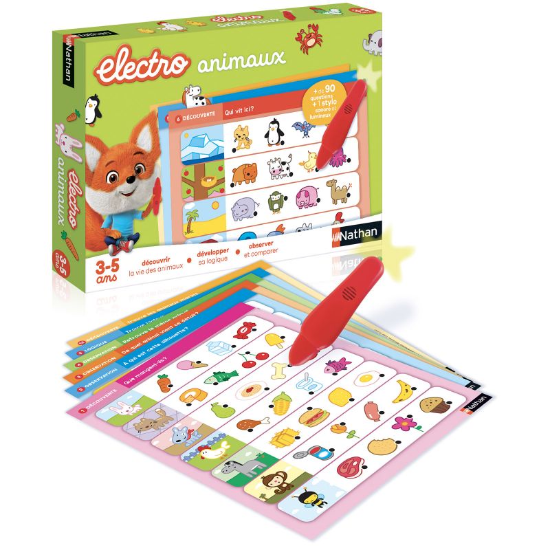 Jeu interactif Électro Animaux Nathan