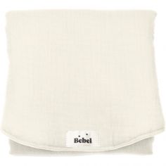 Tapis à langer effet lin crème - BEBEL