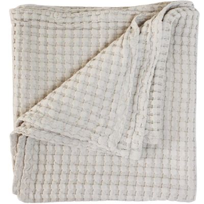 couverture en coton bio paros naturel (75 x 100 cm)