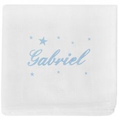Lange étoile bleu personnalisable (70 x 70 cm) - ANVIE