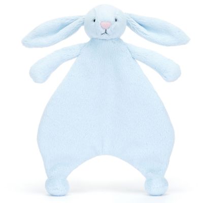 Doudou plat Lapin Bleu
