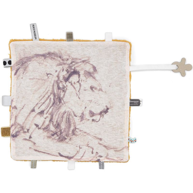 Doudou attache sucette Dreaming lion Snoozebaby