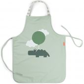 Tablier enfant imperméable Happy clouds Vert