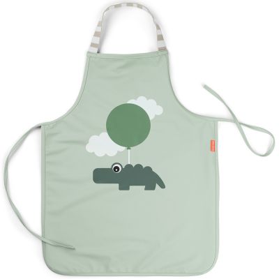 Tablier enfant imperméable Happy clouds Vert  par Done by Deer
