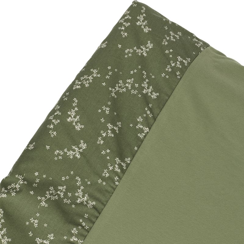 Housse de matelas à langer Calma Green Jasmine (50x70 cm) Nobodinoz Produit 2