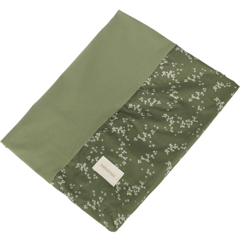 Housse de matelas à langer Calma Green Jasmine (50x70 cm) Nobodinoz Produit 4