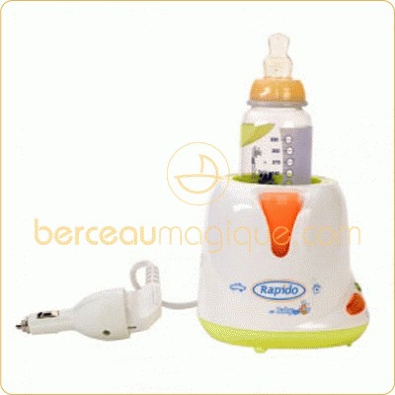 Chauffe-biberon vapeur maison-voiture (orange, anis et blanc) Babymoov