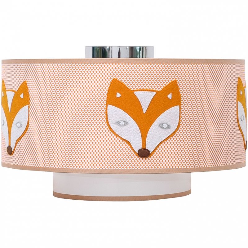 Abat-jour Fox and raven (diamètre 35 cm) Taftan
