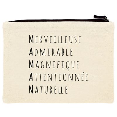 Pochette En Coton Bio Maman Acrostiche Hindbag