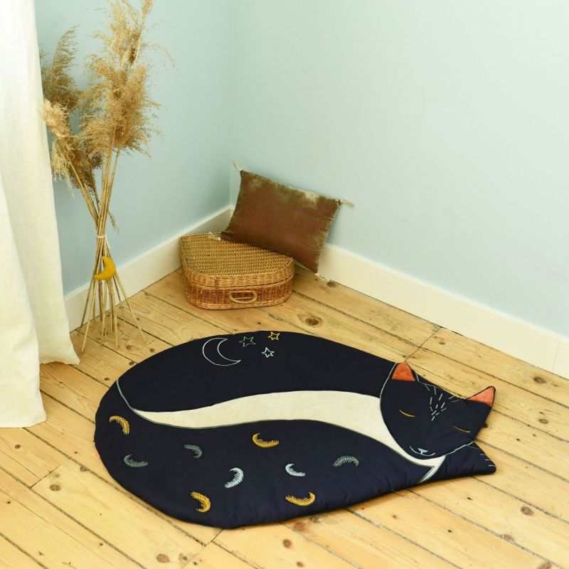 Tapis d'éveil Renard Bleu L'oiseau bateau Ambiance 3