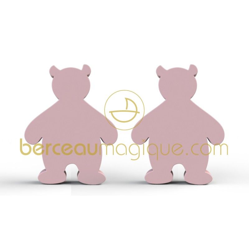 Poignées ludiques Kali Nina et kenza rose pastel (lot de 2) Noukie's