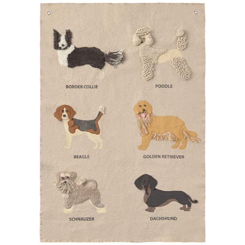 Suspension murale Dogs (70x100 cm) Lorena Canals Produit 1