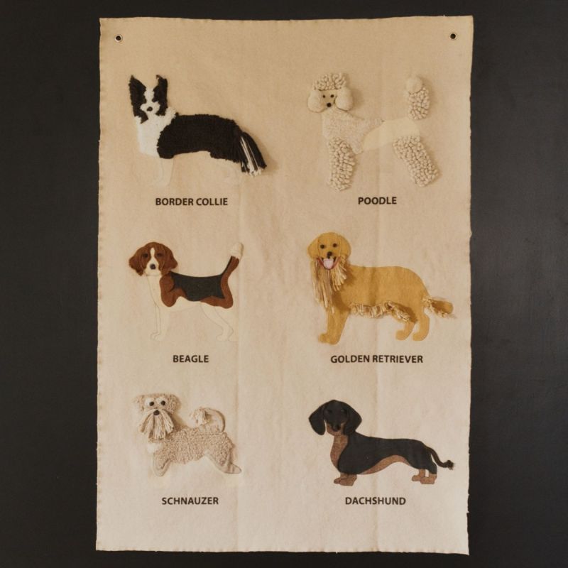 Suspension murale Dogs (70x100 cm) Lorena Canals Ambiance 3