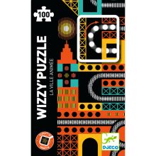 Puzzle kinopt'ik Wizzy La ville animée (100 pièces)  par Djeco