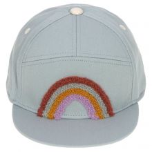 Casquette Arc-en-ciel bleu clair (12-24 mois)  par Lässig 