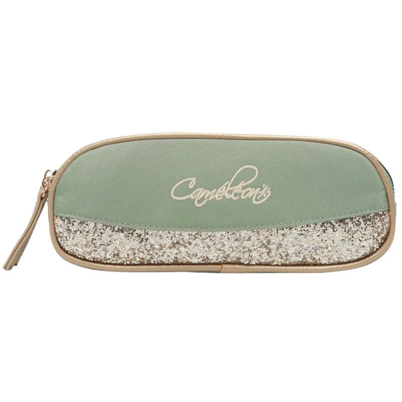 Trousse 2 compartiments Glossy Kahki Caméléon Produit 1