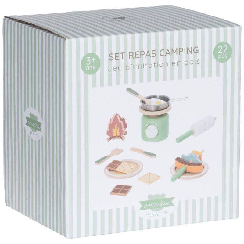 Set repas camping en bois Amadeus Les Petits Packaging 6