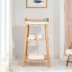 Table à langer en bois Pago avec matelas