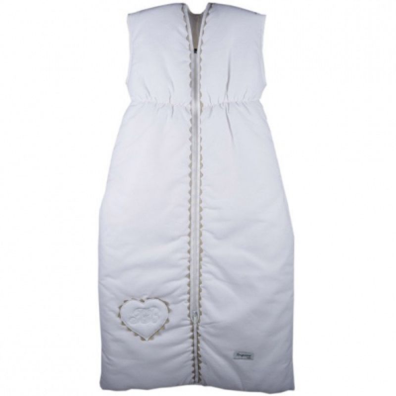 Gigoteuse hiver Emma blanc (90 cm) Maison Nougatine